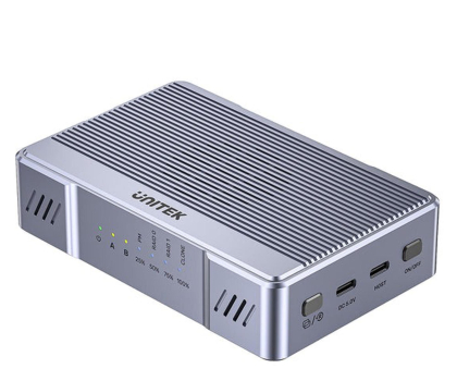 Akcesoria do dysków UNITEK obudowa 2x M.2 20 Gb/s , / RAID 0/1 + klonowanie S1247AGY01